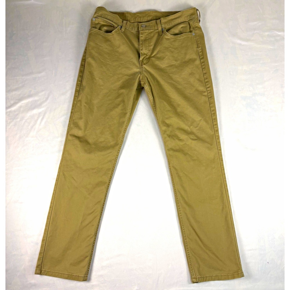 Levi Strauss & Co. Men's Chino Pants Beige Cotton Twill Slim Straight 34x30